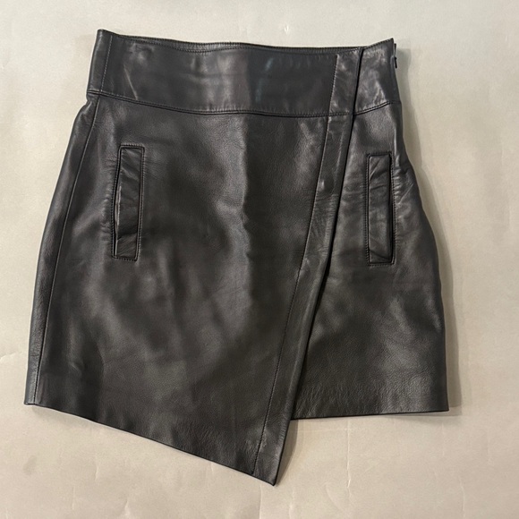 ba&sh Dresses & Skirts - BA&SH -Black Leather Women Skirt